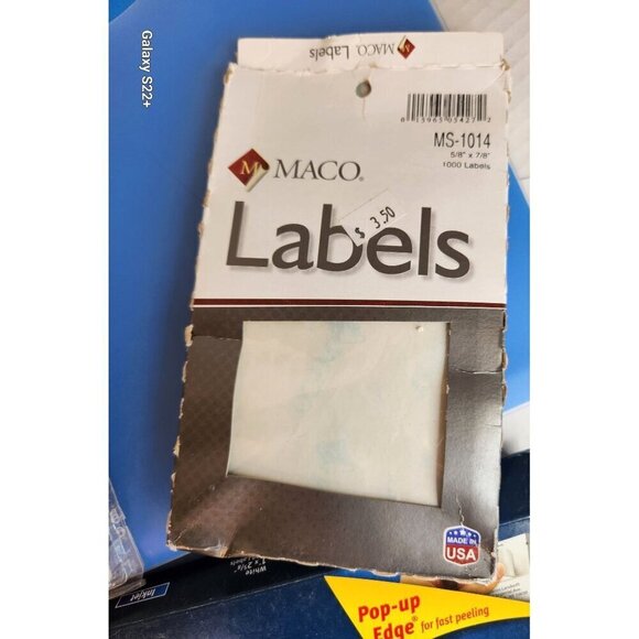 Avery & MACO Label inkjet 8460 Assortment: Address Multi-Use & Index Tab Divider - Picture 3 of 7